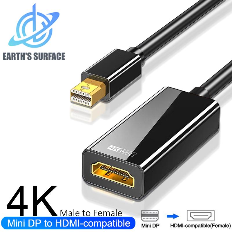 

Кабель-адаптер Mini DisplayPort 4k к HDMI-совместимому для ТВ MacBook Ноутбука Проектора Кабель-конвертер Mini DP к HDMI-совместимому 1pcs