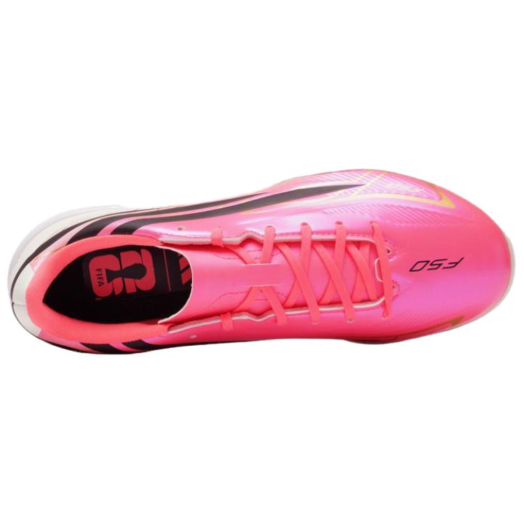 Adidas F50 Hyperfast Club Comfortable Fit Soccer Shoes Unisex Soccer Shoes Pink Black IH4604