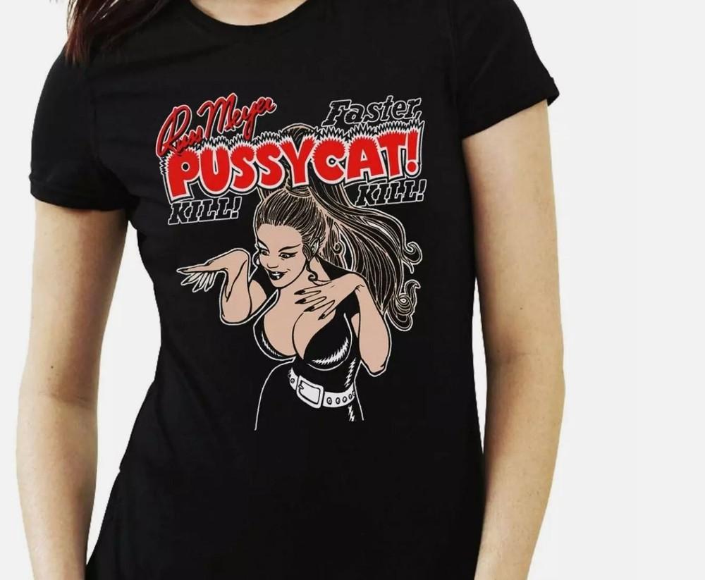 FASTER PUSSYCAT-KILL LA KILL Gift For fan Black Men T-shirt Unisex T-Shirt XXXXL