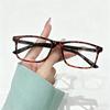Man High Quality Reading Spectacles Female New Fashion Square Frames Eyeglasses Trends Blue-Ray Protection Far Sight Eye Spectacles +2.5