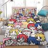 Anime B-Bocchi the R-Rock Duvet Cover Pillowcase Bedding Set Kids Boy Girl Bedroom Decoration 2/3piece Set Single/Double Size