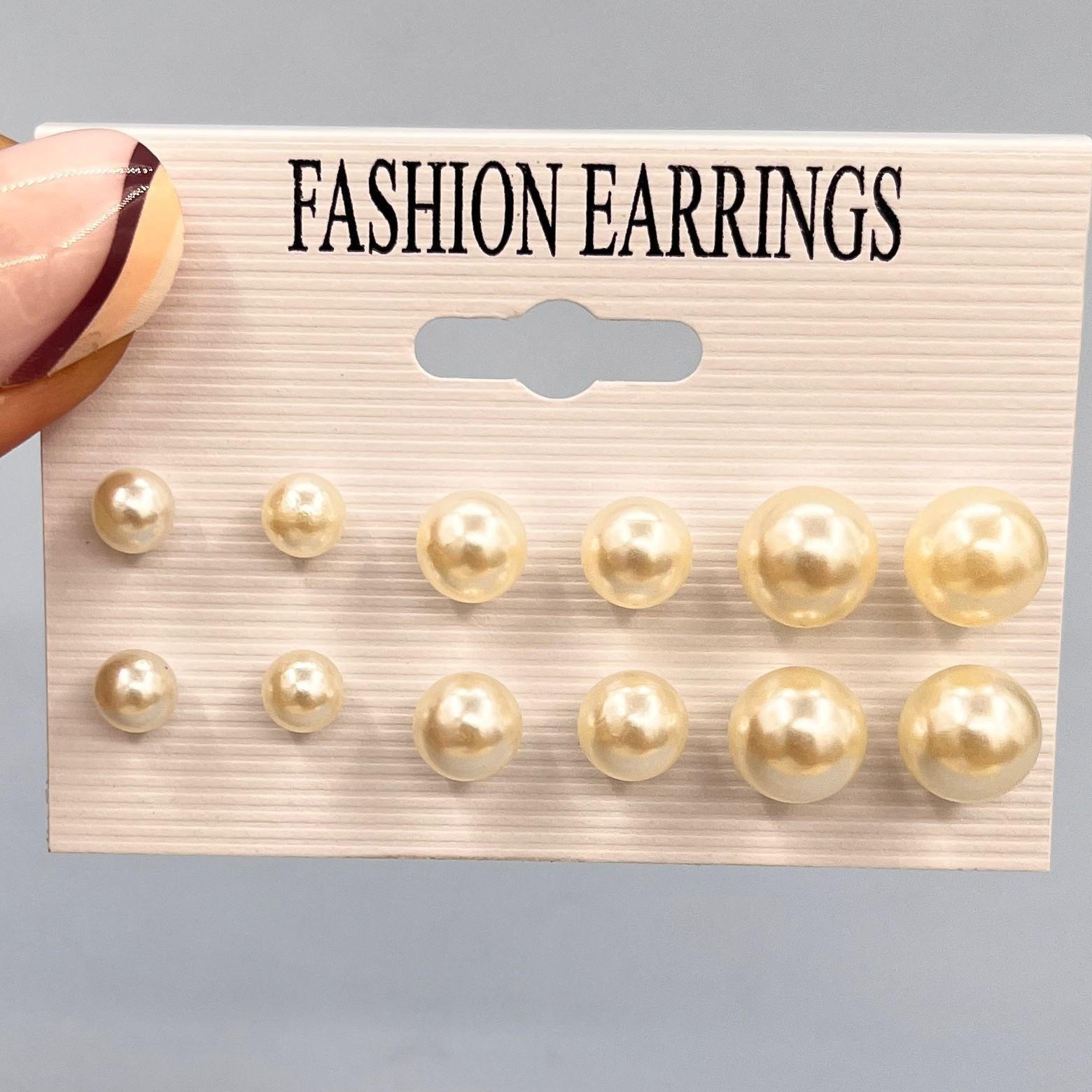 

Набір сережок з перлами XP17 - Модний та стильний Alloy