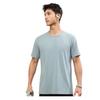 Camiseta de Algodón Unisex Transpirable de Secado Rápido, con Agujeros Laterales Respirables, Cuello Redondo, Manga Corta para Deportes al Aire Libre y Uso Casual