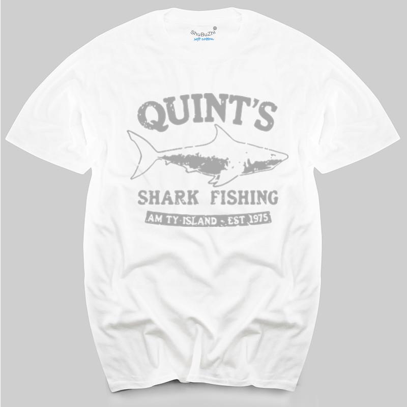 Quints Shark Jaws Inspired Unisexs T Shirt Stephen Spielberg Amity Island Unisexs Top Tees