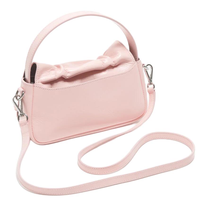 Acne Studios Mini Adjustable Detachable Shoulder Strap Bow Detail Shoulder Crossbody Handbag Women Handbags Light-Pink A10431-A5A