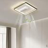 Smart Tricolor Leafless Ceiling Fan Light with Voice Control for Living Room & Bedroom - 110V