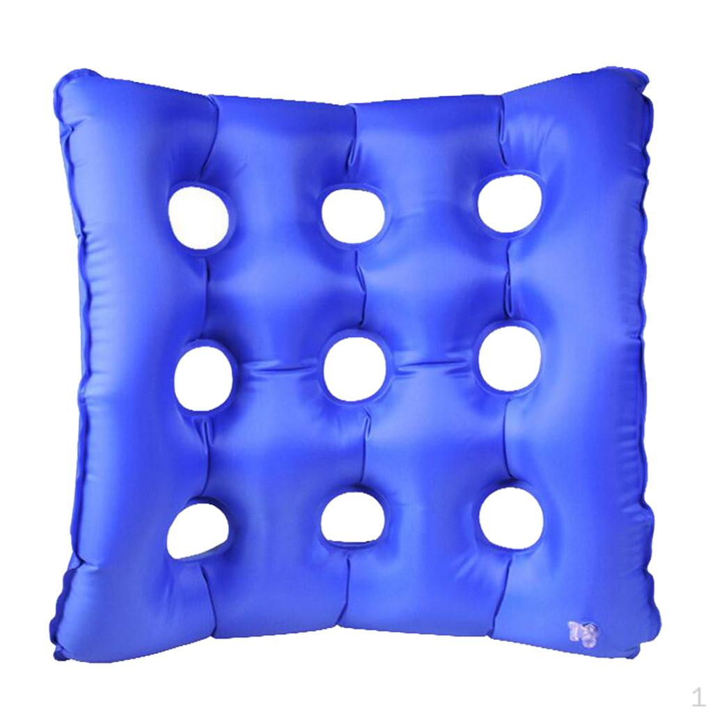 Inflatable Seat Sores Treatment, 17x17 Inch, Pain Child Birth Support Blue