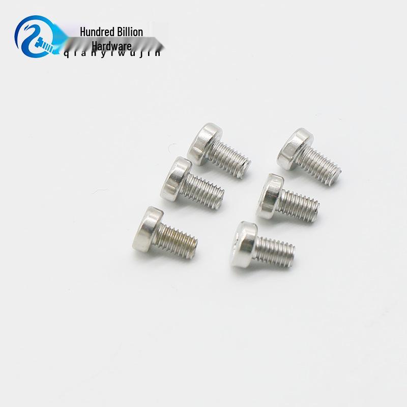 304 Stainless Steel Phillips Pan Head Screw - Thin/Low Profile Round Head