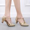 Damskie Buty Taneczne Damskie Buty do Tańca Towarzyskiego Dziewczęce Buty Łacińskie Dziecięce Niskie Obcasy 3.5/5.5/ 6.5cm Halowe Taniec Nowoczesny