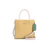 Cally 17 Color Block Logo Leather Music Score Tote Bag Women Tote Bags 5691-IMS7D