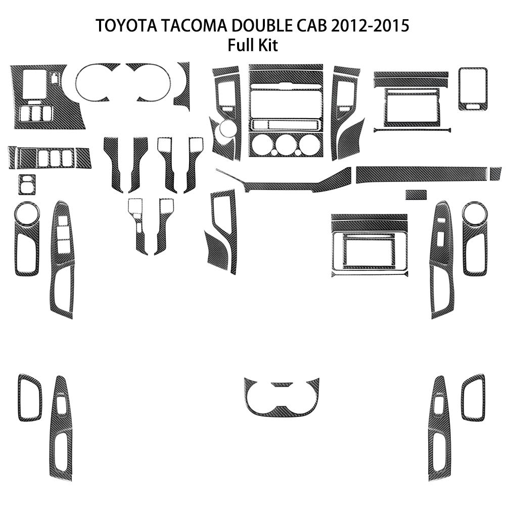 For Toyota Tacoma 2012 2013 2014 2015 Styling Accessories Car Interior Decoration Carbon Fiber Protective