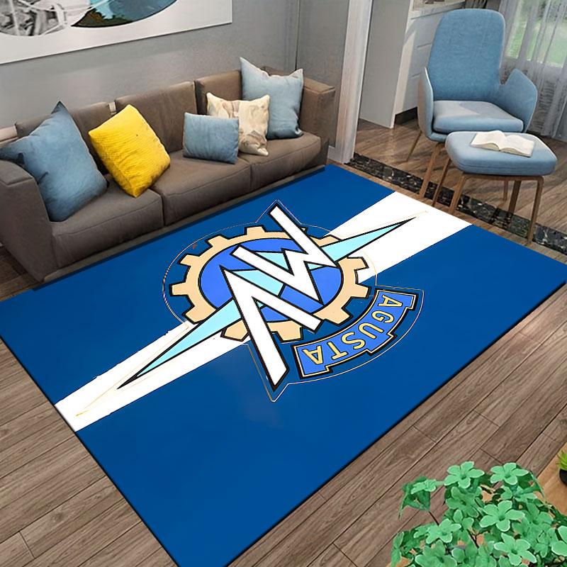 MV Agusta Logo Carpet Design Suitable As a Non-slip Mat for the Living Room or Bedroom Sofa