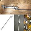 Manual Wrench Aid 15 In Steel Extender Bar for Tight Repair Areas, Turning Support for Deep Set Hardware In Routine Home Service Work