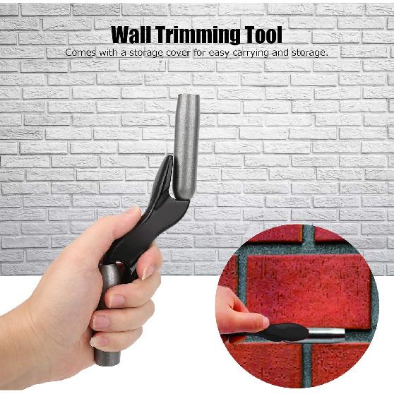 Fafeicy Brick Jointer Brick Jointer Trowel Brick Wall Beauty Stitcher Wall Joint Trimmer Handheld Builder Trimming Tool Wall Beauty Stitcher 1/2in