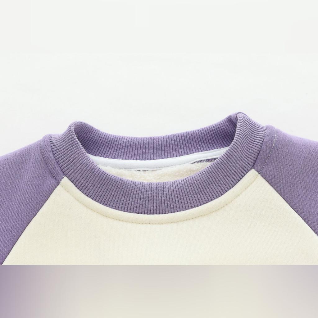 Uformelt langermet sett for barn, komfortable hverdagsantrekk