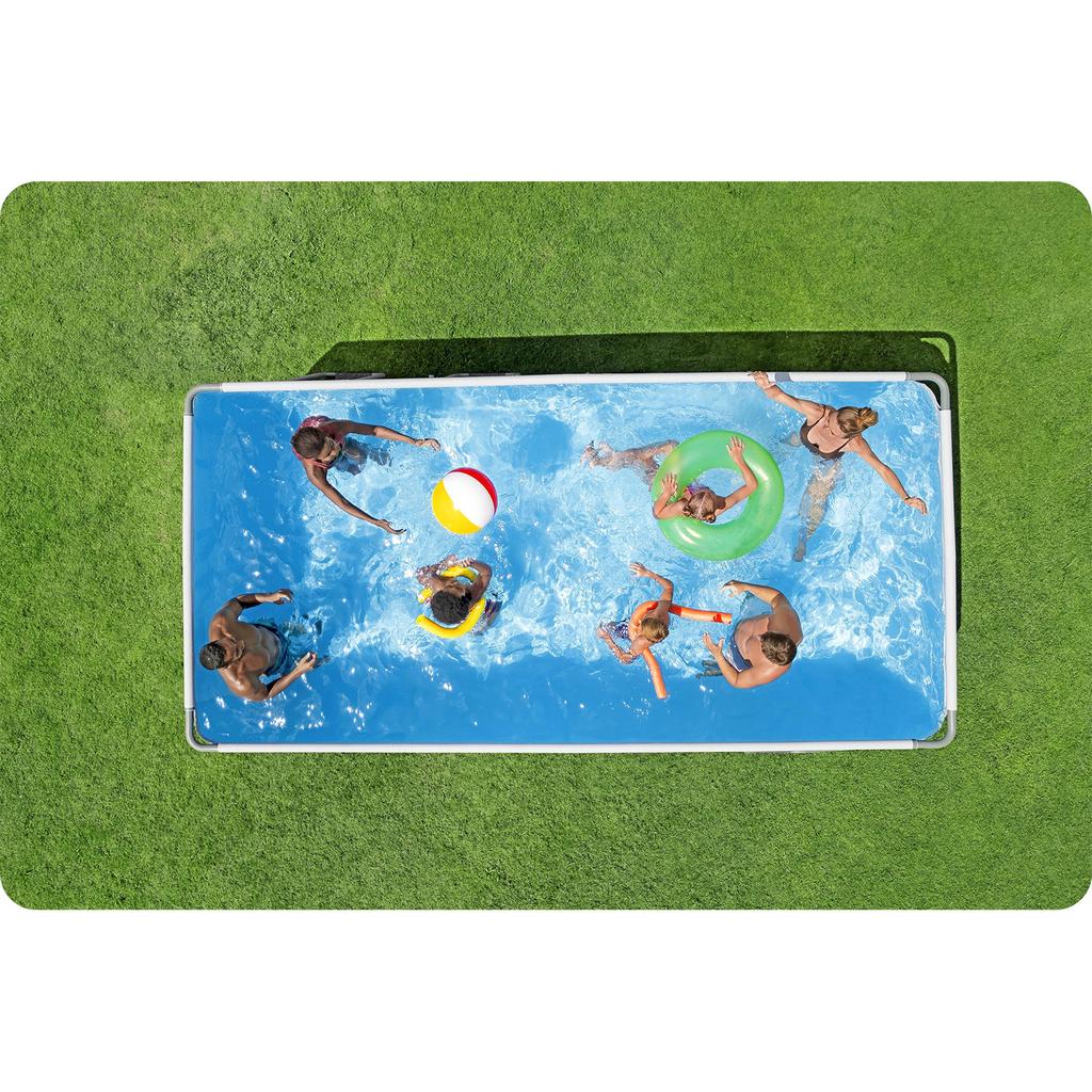 Frame Garden Pool 488 X 244 X 122 Cm 10 In 1 Bestway 561Mb