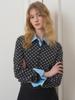 Eight Days A Week Wool Dot Cardigan Charcoal Ad652