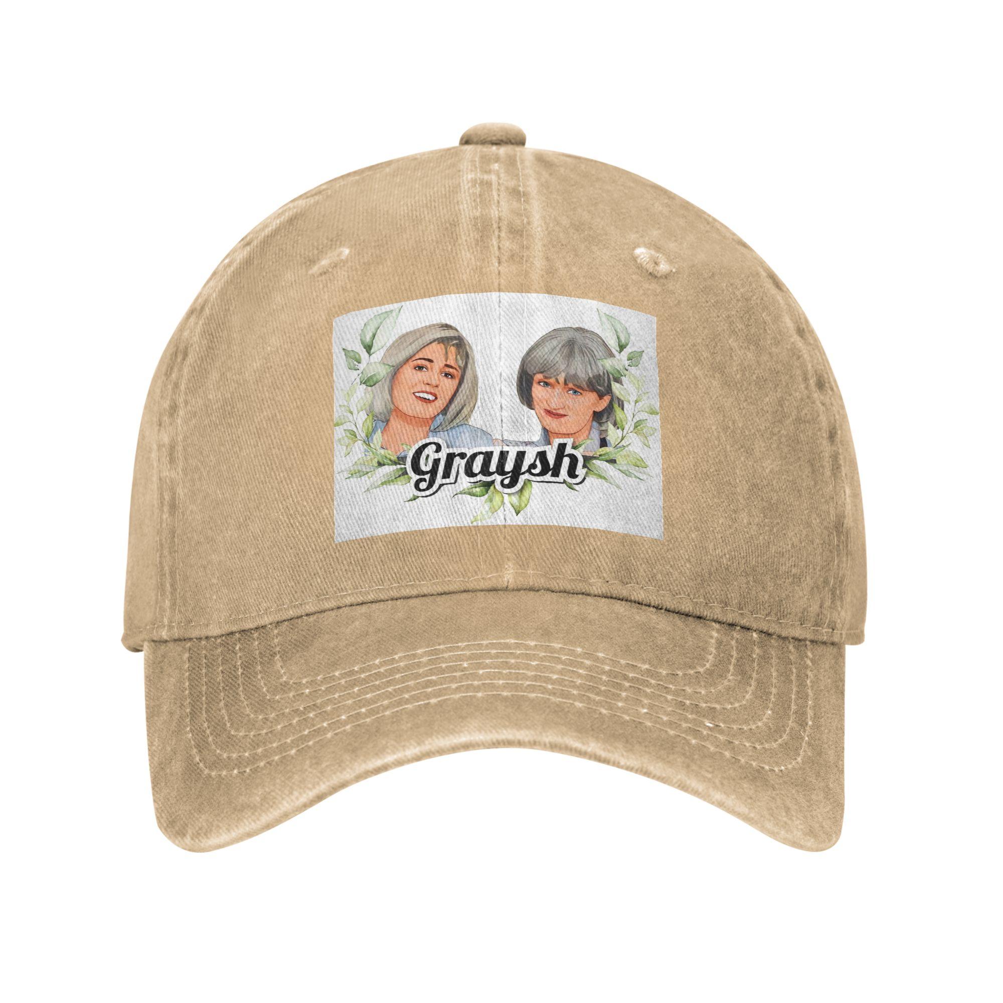 

Prue and Trude Baseball Caps Denim Hats Adjustable Casquette Streetwear Baseball Cowboy Hat for Unisex Women One Size