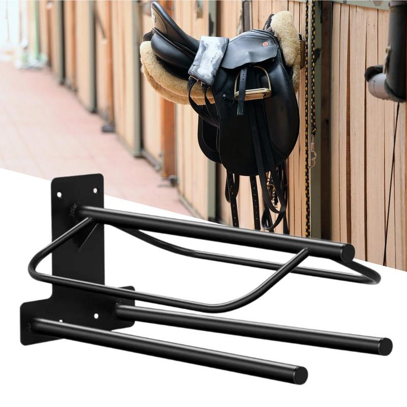 Horse Bridle Rack Horse Saddle Storage Rack Multifunctional Horse Bridle Rack With Screw For Clothes Scarves Keys