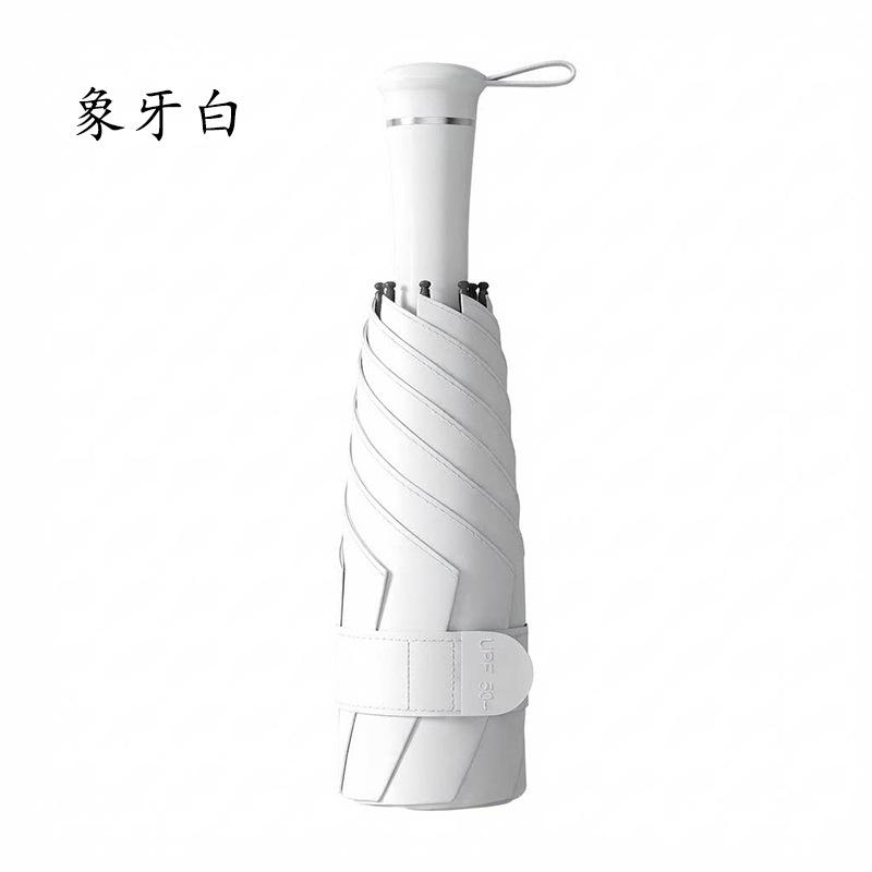 Creative 50% Telescopic Color Scheme Handle Sun Umbrella Sun Protection UV Protection Weather and Rain Umbrella Spot Can Be Customized