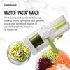 Multifunctional Hand Crank Grater 4 Blades Zucchini Noodle Maker Vegetable Spiralizer  Potato