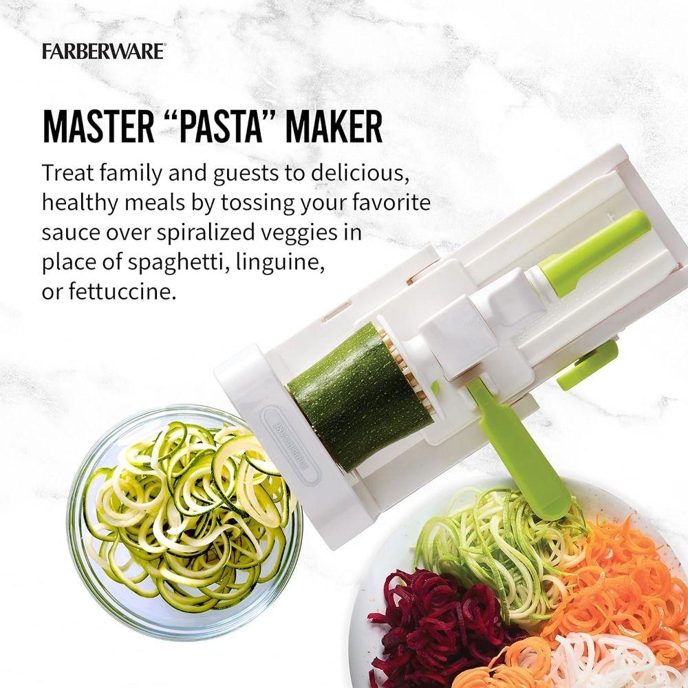 Multifunctional Hand Crank Grater 4 Blades Zucchini Noodle Maker Vegetable Spiralizer  Potato