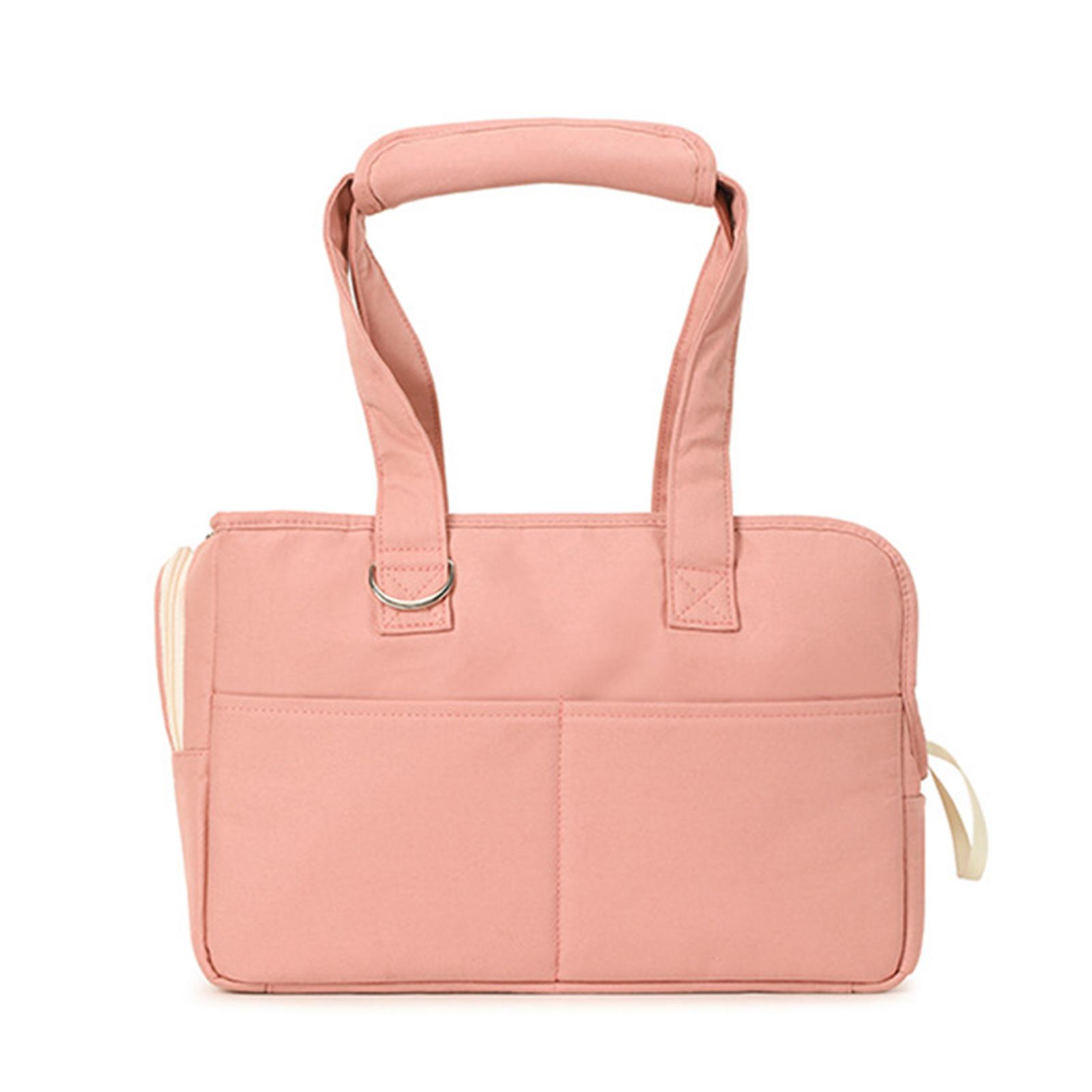 

Переноски для маленьких собак весом до 4 кг с подушкой, хлопчатобумажная сумка с большими карманами, переноска для собак, мягкая сторона M розовый