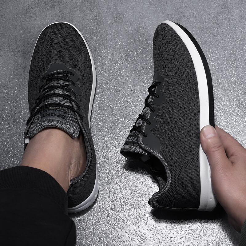 38-48 Obuwie sportowe Męskie siateczkowe, oddychające, sportowe buty na co dzień Duże rozmiary Męskie sportowe buty do biegania