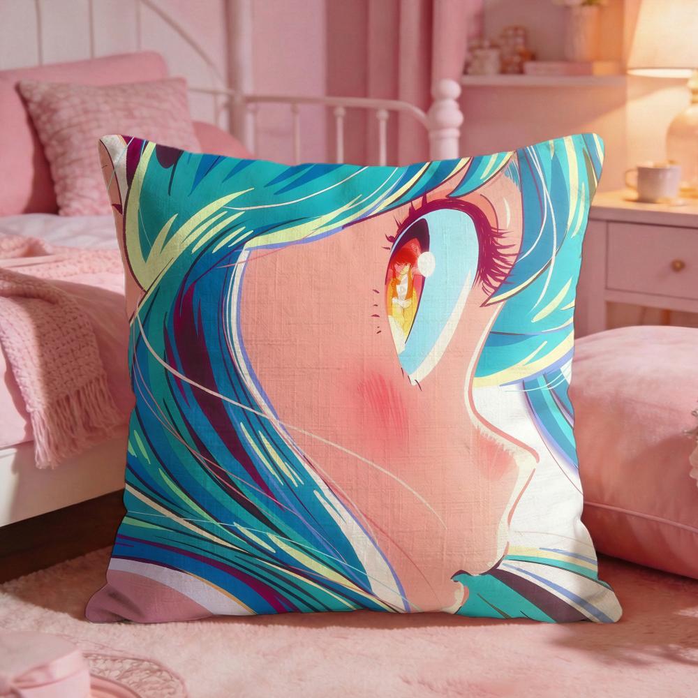 Urusei YYatsuras Anime Hot Cushion Cover Premium Comfort Reversible Pillow Cove Two In One Design For Any Room Car Interior