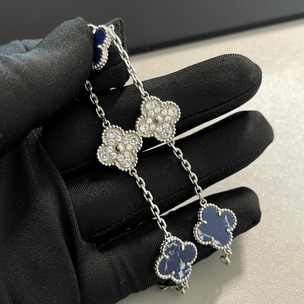 Złota Bransoletka i Naszyjnik z Czterolistną Koniczyną, Platerowane 18K - Idealny Prezent na Urodziny Dziewczyny