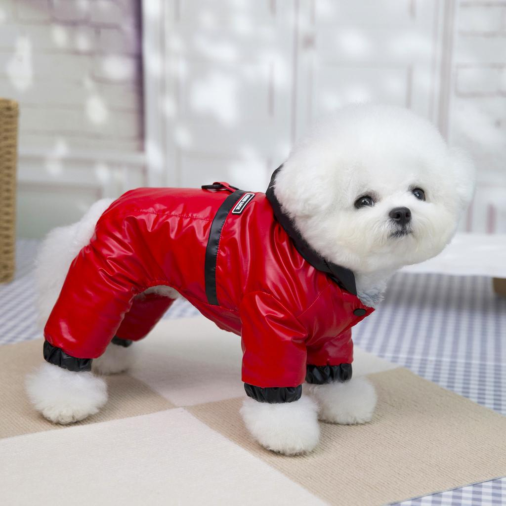10PC/Lot Winter Small Dog Jumpsuit Thick Warm Pet Dog Clothes Waterproof Dogs Down Jacket Chihuahua Coat Outfits