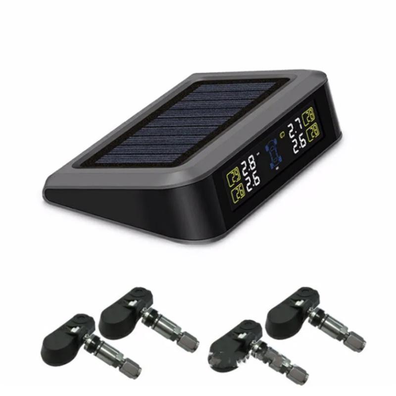 

Датчик давления в шинах автомобиля со встроенной внешней универсальной зарядкой на солнечных батареях 881 TPMS-1-1