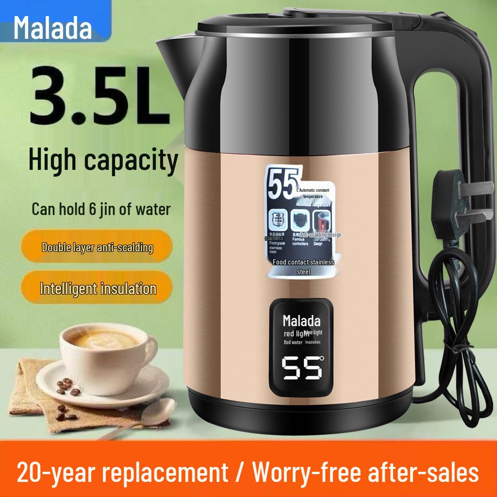 

Durable Electric Kettle with Keep Warm Function, Fast Boil, Large Capacity, 304 Stainless Steel, Auto Power Off