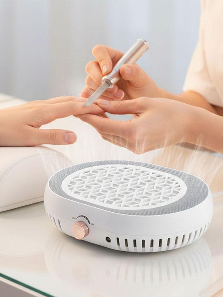Strong Suction Nail Vacuum Cleaner With Filter Powerful Nails Dust Extractor Low Noise For Manicure And Pedicure