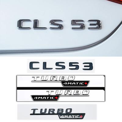 Emblemă Litere CLS53 Turbo 4matic+ pentru Mașină AMG C257 Styling Fender Portbagaj Plăcuță Nume Autocolant Logo