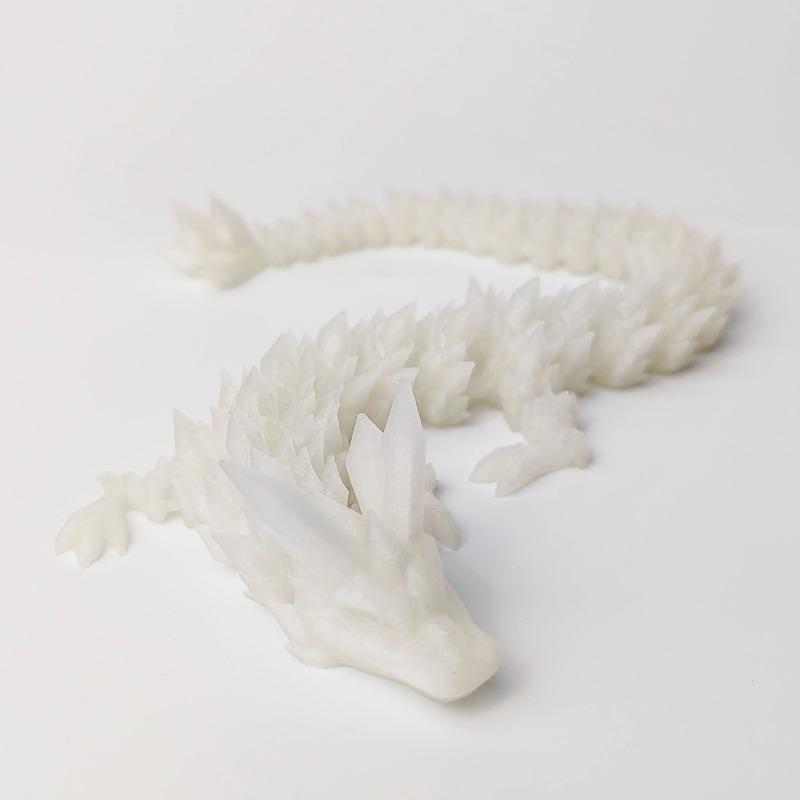 Göttliche Drachenstatue, 3D-gedrucktes Nachtlicht Drachenskulptur, Aquariendekoration, Themen-Desktop-Ornament für Erwachsenenschlafzimmer