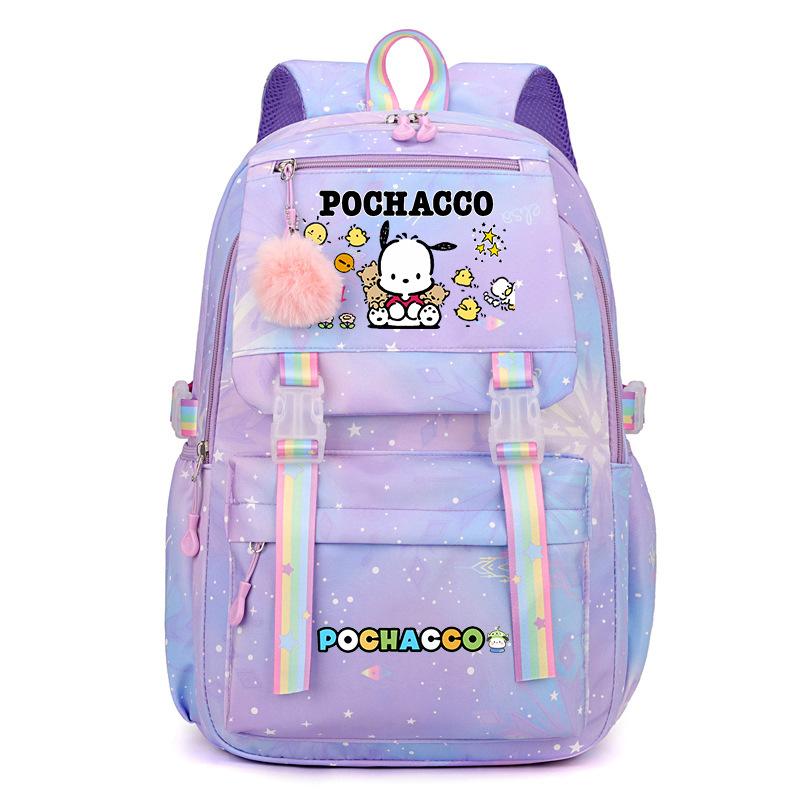 Pochaco Pacha Dog Cartoon Cute Backpack Sweet School Style Schoolbag