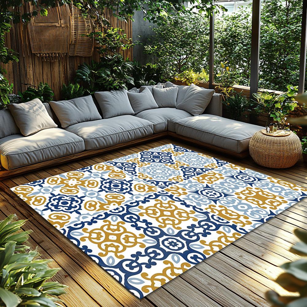 Decorative Area Rug Non Slip Doormat Washable Floor Mat Home Decor Indoor Outdoor Rugs Modern Bohemian Carpet Living Room Entryw