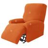 4pcs/set Split Recliner Cover Polar Fleece All-inclusive Chair Cover Relax Lounger Couch Sofa Slipcover Armchair Covers