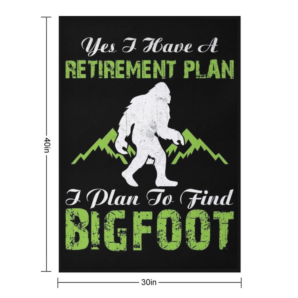 Bigfoot Sasquatch Gift Throw Blanket For Decorative Sofa Soft Beds manga For Sofa Thin Blankets