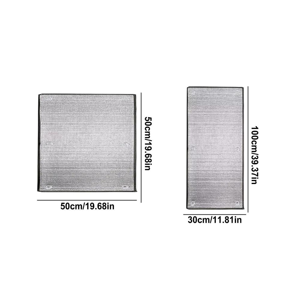 Aluminum Foil Insulation Film For Window Covering Sun Blocking Reduces Glares Enhances Privacy Home Office Car Use
