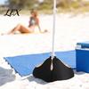Windproof Beach Umbrella Holder Base Weight, Fillable Sand Bag Oxford Cloth Picnic Sunshade Stabilizer Heavy Duty Sandbag Stand for Outdoor