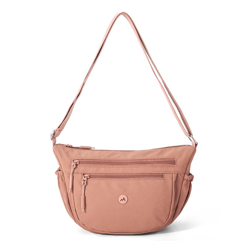 Nylon Große Kapazität Leichte Damen Umhängetasche Muttertasche Einfarbige Crossbody Tasche