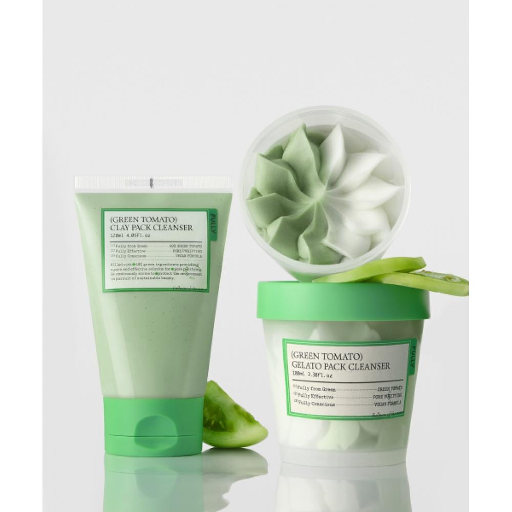 Fully [duo Set] Green Tomato Clay Pack Cleanser + Gelato Pack Cleanser NONE