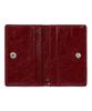 Tooamo Vintage Fold Card Holder Wine [Cowhide]