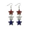 Ladies' fashionable design acrylic pentagram earrings suitable for daily wear, gatherings, and holiday gifts
