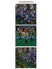Solar Cherry Blossom Waterproof Outdoor Branch Lawn Lights, Warm Decorative Courtyard Lights for Holidays