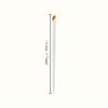 1-piece Set of Porcelain White Precision Angle Eyeliner Pencil and Eyebrow Brush - Nylon Brush, Fragrance-free