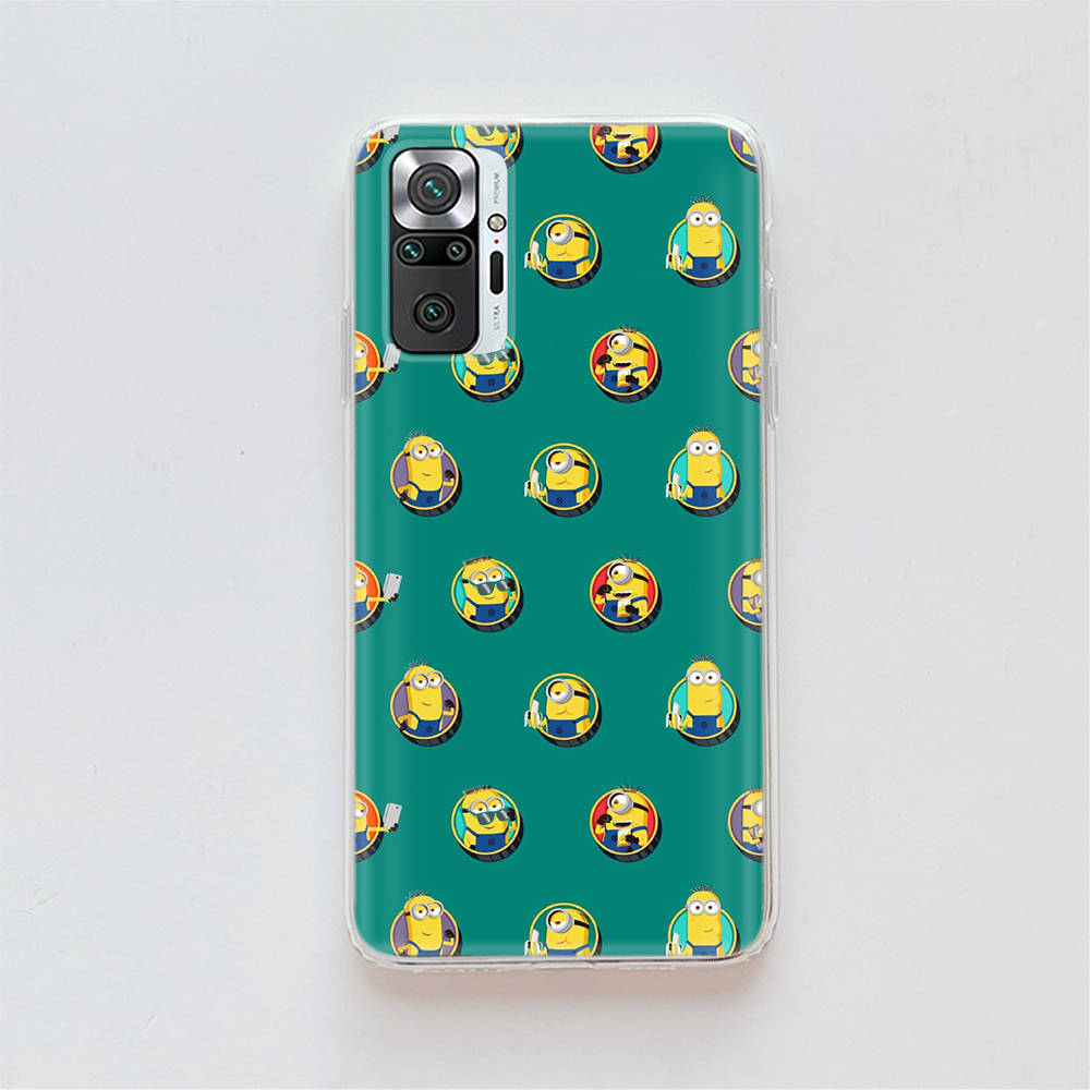 Transparent Case for Samsung A04 A14 A23 A34 A54 M23 M33 M52 M53 Realme Narzo 50 50I 50a Prime C35 C55 C30S 10 9 Pro M-80 Minions