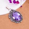 Colour Changing Alexandrite 925 Sterling Silver Pendant V8277, Purple & Pink Pendant, Oval Pendant, Valentin's Day Gift, Gift For Her, Birthday Gift,